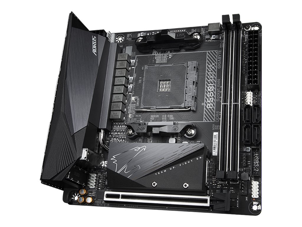 Gigabyte | B550I AORUS PRO AX 1.0 | Processor family AMD | Processor socket AM4 | DDR4 DIMM | Memory slots 2 | Chipset AMD B | Mini ITX - Image 6