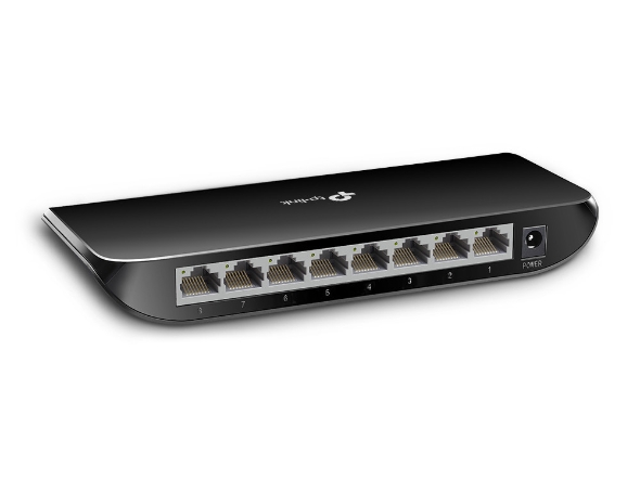 TP-LINK | Switch | TL-SG1008D | Unmanaged | Desktop | Gigabit Ethernet (copper) ports quantity 8 | Power supply type External | 36 month(s) - Image 2