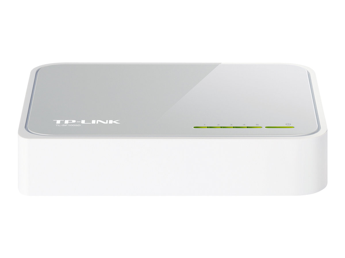 TP-LINK | Switch | TL-SF1005D | Unmanaged | Desktop | 10/100 Mbps (RJ-45) ports quantity 5 | Power supply type External | 36 month(s) - Image 2