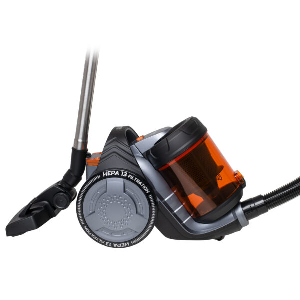 Adler Cyclone Vacuum Cleaner | AD 7065 | Bagless | Power 700 W | Dust capacity 1.6 L | Black/Red - Image 6