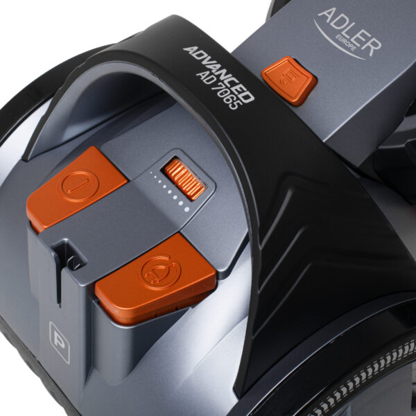 Adler Cyclone Vacuum Cleaner | AD 7065 | Bagless | Power 700 W | Dust capacity 1.6 L | Black/Red - Image 7