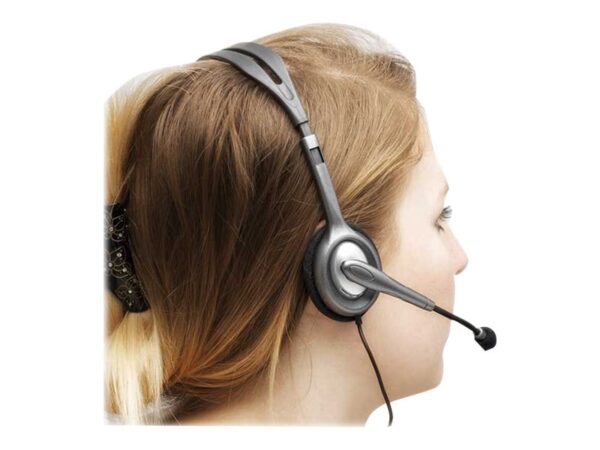 Logitech | Stereo headset | H111 | Built-in microphone | 3.5 mm | Grey - Image 5