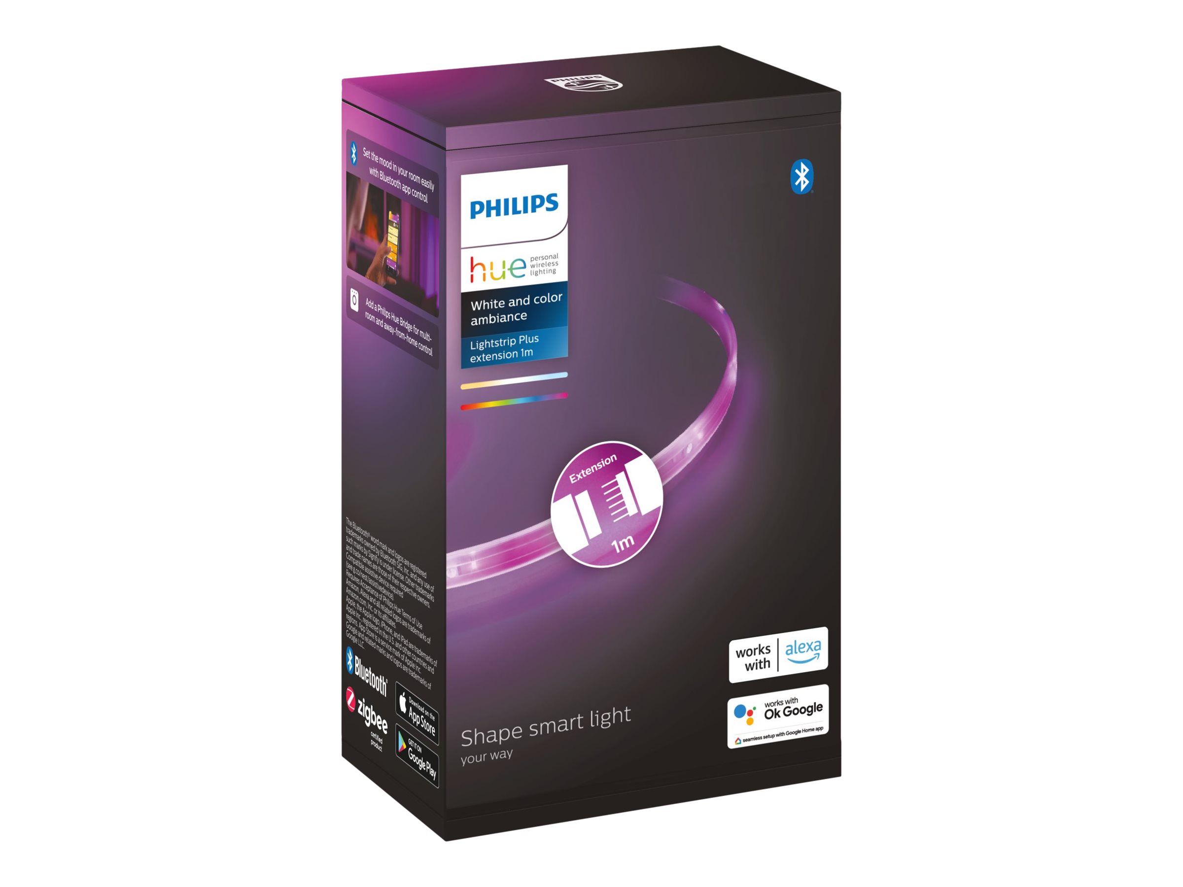 Philips Hue | Lightstrip Plus V4 | Hue | 11.5 W | White and color ambiance - Image 4