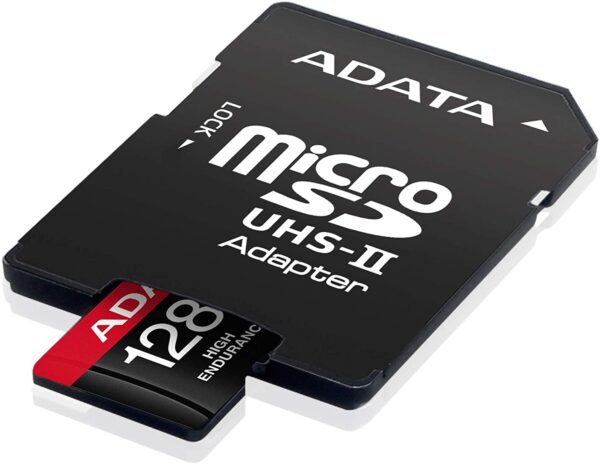 ADATA | AUSDX128GUI3V30SHA2-RA1 Memory Card | 128 GB | MicroSDXC | Flash memory class 10 | Adapter - Image 4