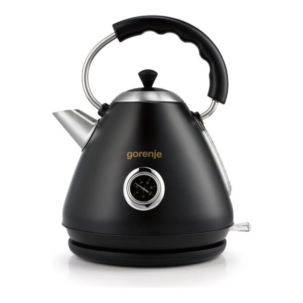 Gorenje | Kettle | K17CLBK | Electric | 2200 W | 1.7 L | Plastic and metal | 360° rotational base | Black