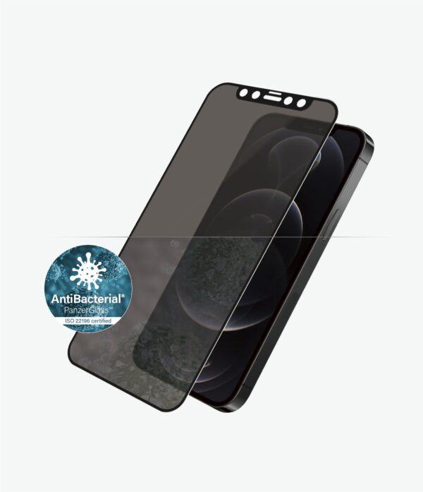 PanzerGlass | Apple | For iPhone 12/12 Pro | Glass | Black | Case Friendly | Privacy glass - Image 5