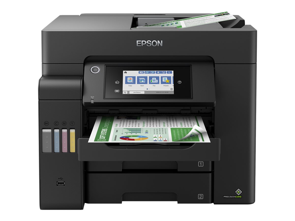 Epson Multifunctional Printer | EcoTank L6550 | Inkjet | Colour | Inkjet Multifunctional Printer | A4 | Wi-Fi | Black - Image 5
