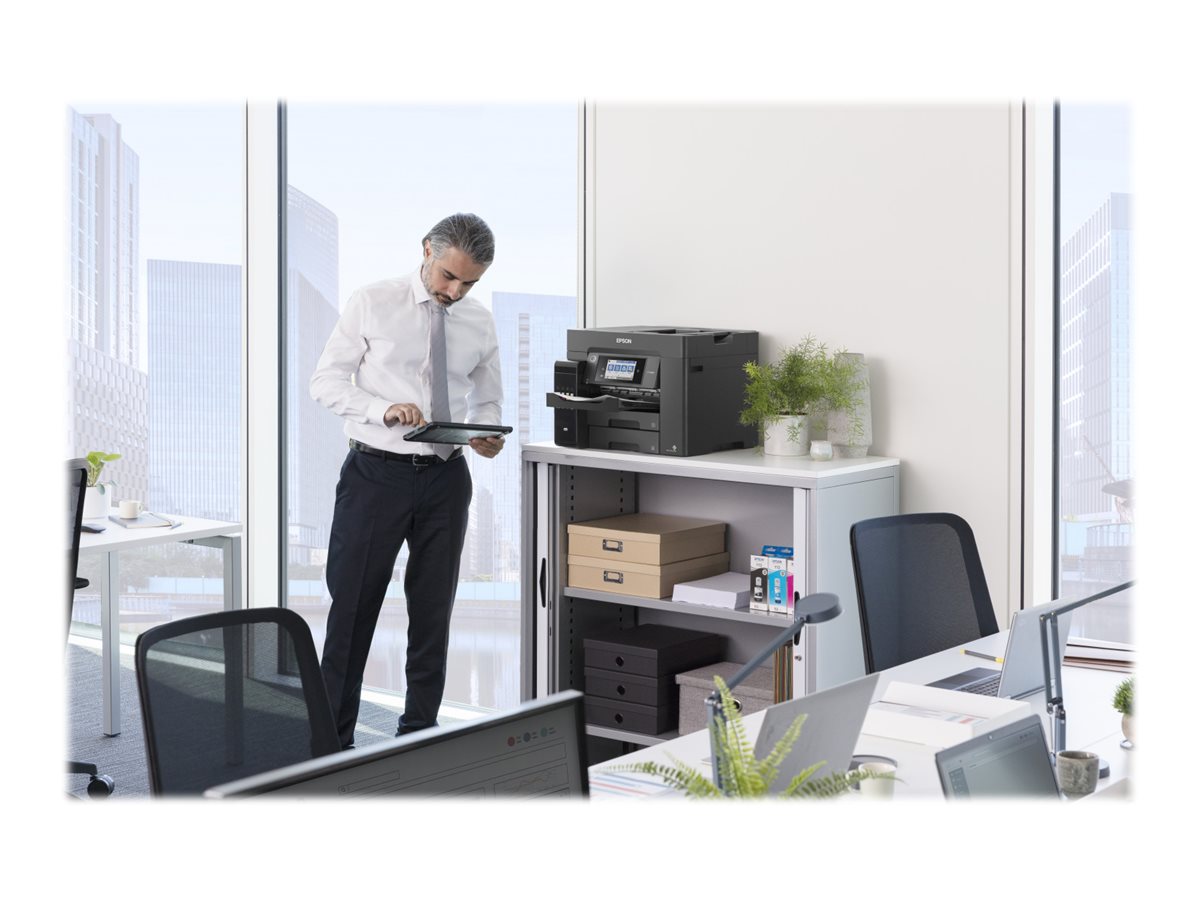 Epson Multifunctional Printer | EcoTank L6550 | Inkjet | Colour | Inkjet Multifunctional Printer | A4 | Wi-Fi | Black - Image 25