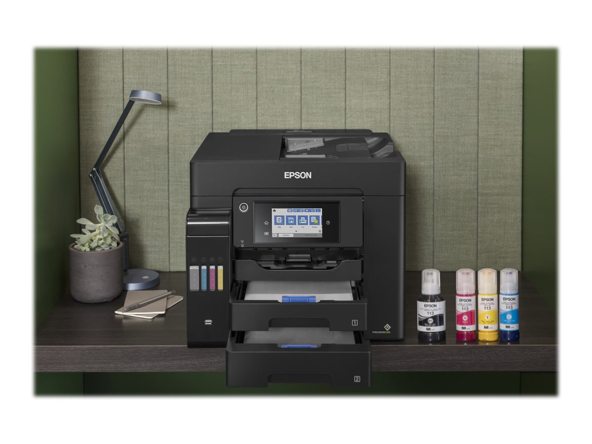 Epson Multifunctional Printer | EcoTank L6550 | Inkjet | Colour | Inkjet Multifunctional Printer | A4 | Wi-Fi | Black - Image 19