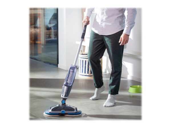 Mop | SpinWave | Cordless operating | Washing function | Operating time (max) 20 min | Lithium Ion | 18 V | Blue/Titanium - Image 5