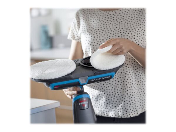 Mop | SpinWave | Cordless operating | Washing function | Operating time (max) 20 min | Lithium Ion | 18 V | Blue/Titanium - Image 19