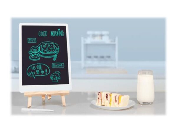 Xiaomi | Mi LCD Writing Tablet | 13.5 " | LCD | Black Board/Green Font | It has no memory - you write one page, then delete it completely with one button; The life of the button battery is about a year when the display is cleared 100 times a day - Image 6