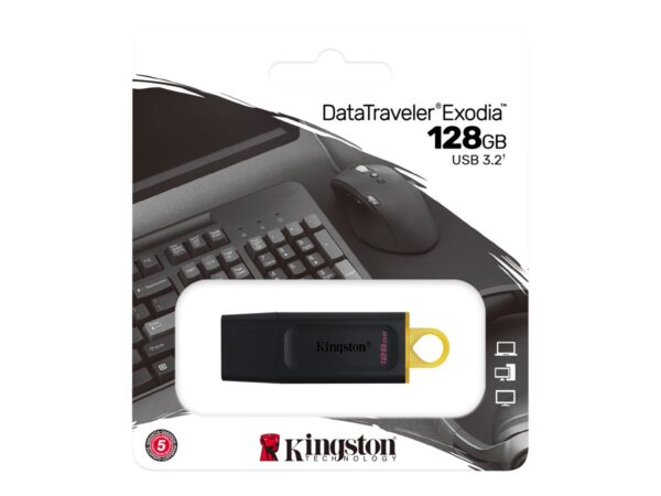 Kingston | DataTraveler Exodia | 128 GB | USB 3.2 | Black - Image 10