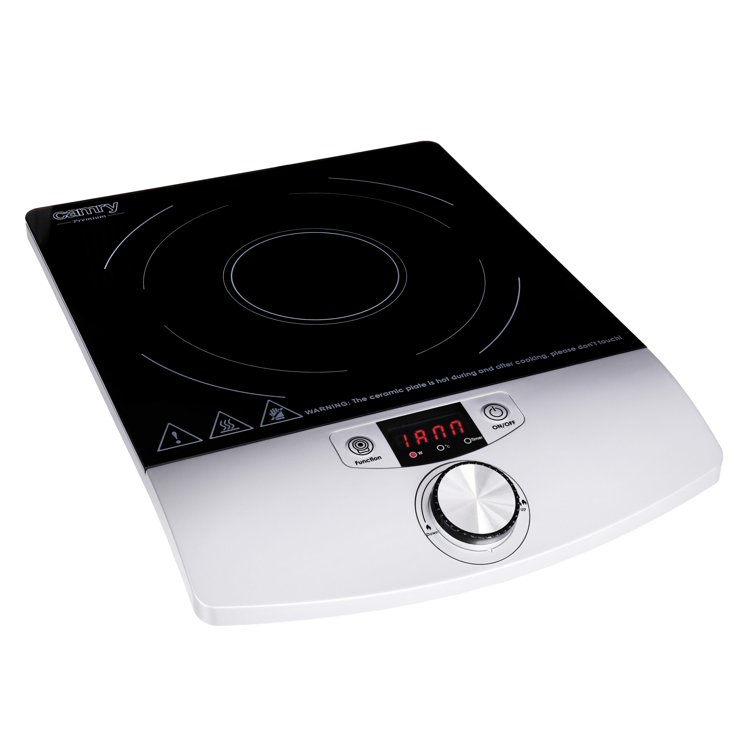 Camry Cooker Induction | CR 6515 | Number of burners/cooking zones 1 | Black/Silver | Induction - Image 4