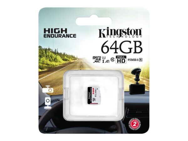 Kingston | Endurance | UHS-I U1 | 64 GB | micro SDXC | Flash memory class 10 - Image 3