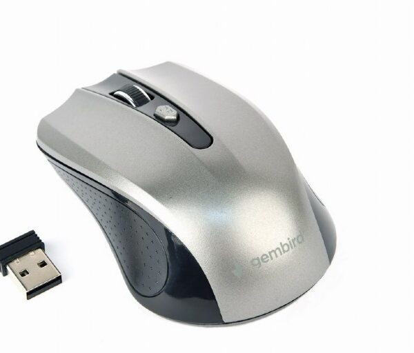 Gembird | Mouse | MUSW-4B-04-BG | Standard | Wireless | Black/ Space Grey