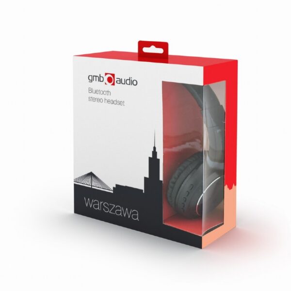 Gembird | Bluetooth stereo headset "Warszawa" | BHP-WAW | Wireless | On-Ear | Wireless | Black - Image 11