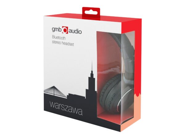 Gembird | Bluetooth stereo headset "Warszawa" | BHP-WAW | Wireless | On-Ear | Wireless | Black - Image 8
