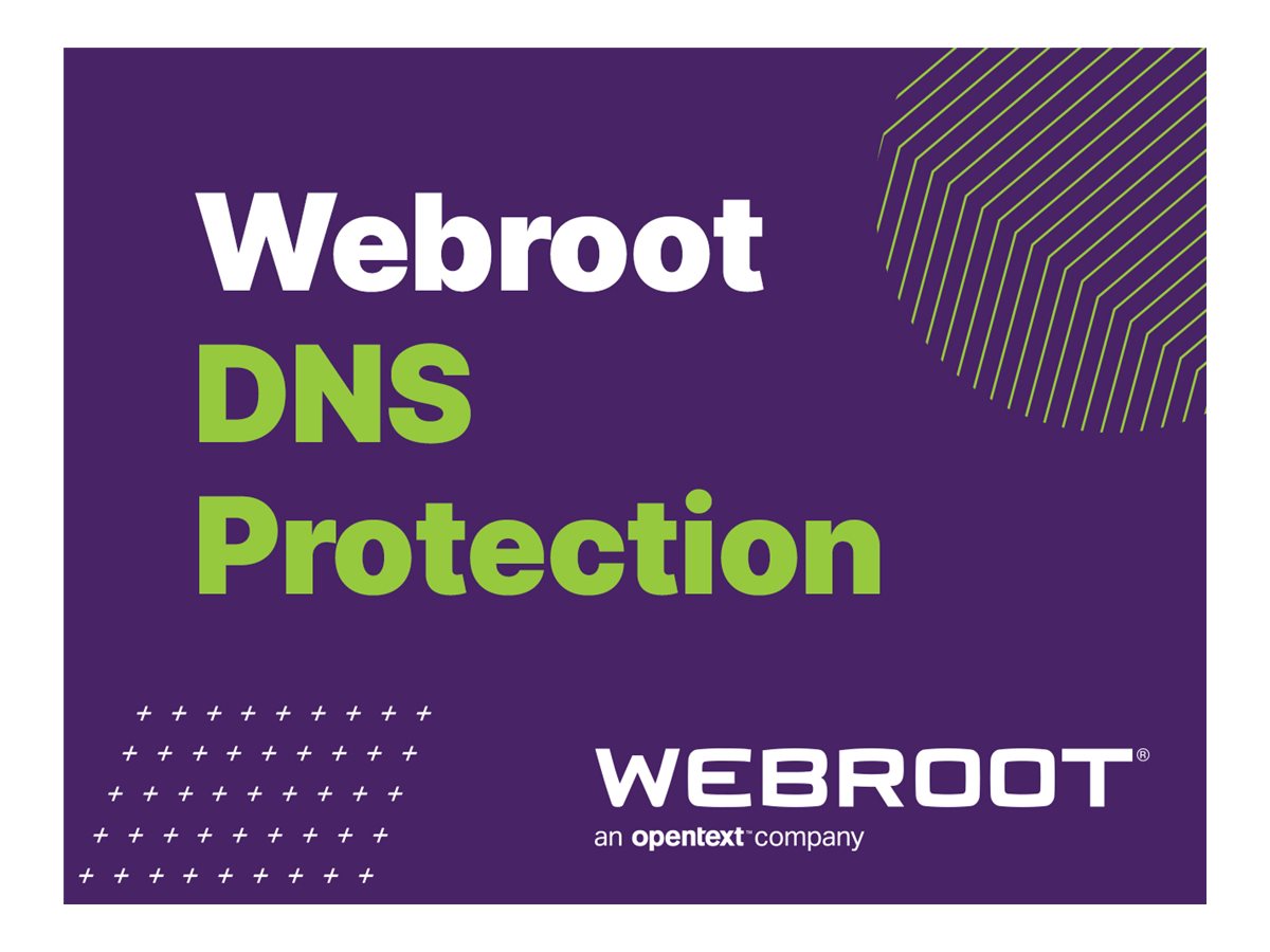 Webroot | DNS Protection with GSM Console | 1 year(s) | License quantity 10-99 user(s) - Image 2