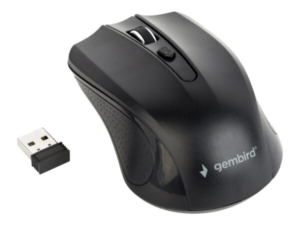 Gembird | Mouse | MUSW-4B-04 | Standard | Wireless | Black - Image 3