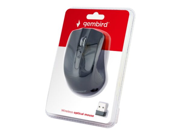 Gembird | Mouse | MUSW-4B-04 | Standard | Wireless | Black - Image 4