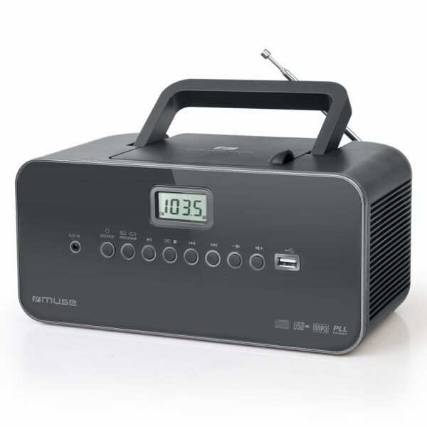 Muse | Portable radio | M-28DG | AUX in | Grey