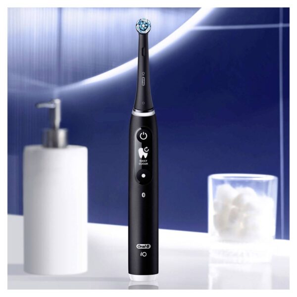 Oral-B Electric Toothbrush | iO6s | Rechargeable | For adults | Number of brush heads included 1 | Number of teeth brushing modes 5 | Black Lava - Image 5