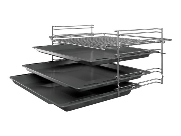 Bosch | Cooker | HKR39A250U | Hob type Vitroceramic | Oven type Electric | Stainless steel | Width 60 cm | Electronic ignition | Grilling | LED | Depth 60 cm | 66 L - Image 9