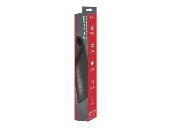 Genesis | Carbon 500 Ultra Wave | Mouse pad | 450 x 1100 x 2.5 mm | Black - Image 9