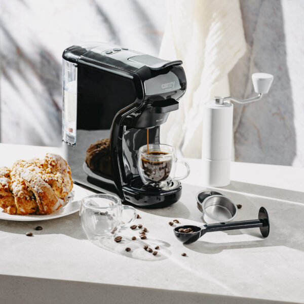 Camry Multi-capsule espresso machine | CR 4414bb | Pump pressure 19 bar | Capsule | 1450 W | Black - Image 10