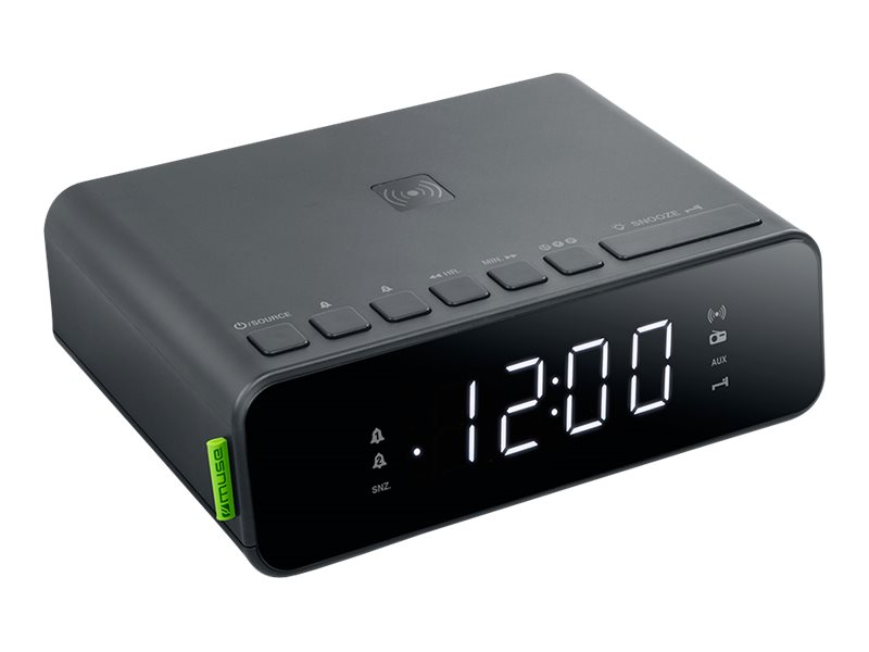 Muse | Alarm function | M-175 WI | AUX in | Alarm Clock | Black - Image 2