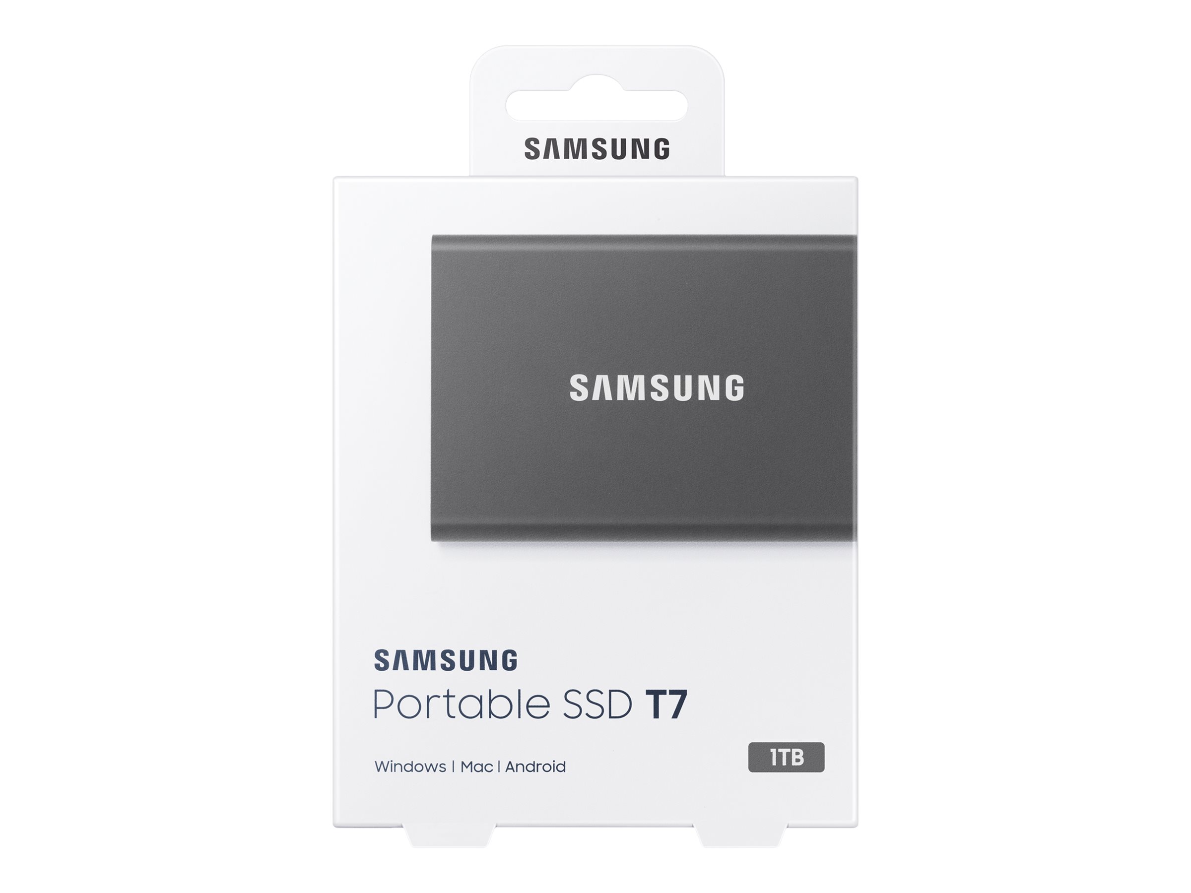 Samsung MU-PC1T0T/WW Portable SSD T7 USB 3.2 1TB Silver | Portable SSD | T7 | 1000 GB | USB 3.2 | Silver - Image 12