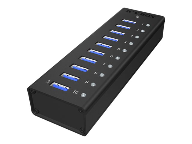 Raidsonic | 10 port USB 3.0 Hub | Icy Box IB-AC6110 - Image 7