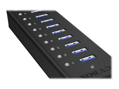 Raidsonic | 10 port USB 3.0 Hub | Icy Box IB-AC6110 - Image 12