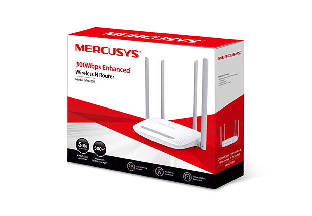 Enhanced Wireless N Router | MW325R | 802.11n | 300 Mbit/s | 10/100 Mbit/s | Ethernet LAN (RJ-45) ports 3 | Mesh Support No | MU-MiMO No | No mobile broadband | Antenna type 4xFixed | No - Image 8