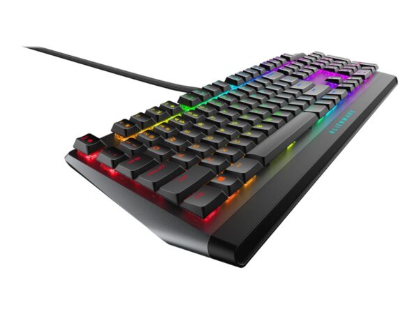 Dell | Alienware Gaming Keyboard | AW510K | Dark Gray | Mechanical Gaming Keyboard | Wired | RGB LED light | EN | English | Numeric keypad - Image 2