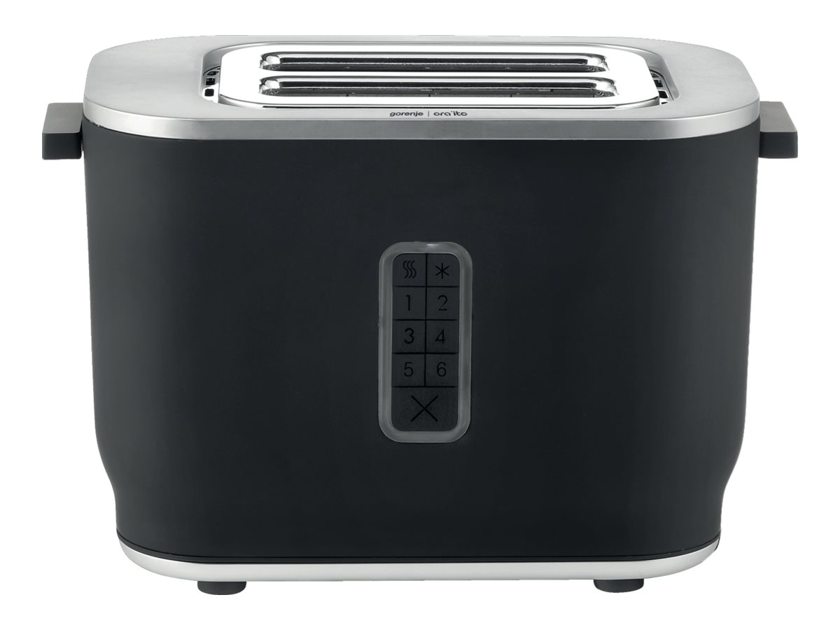 Gorenje | Toaster Ora Ito design | T800ORAB | Power 800 W | Number of slots 2 | Housing material Plastic | Black - Image 2