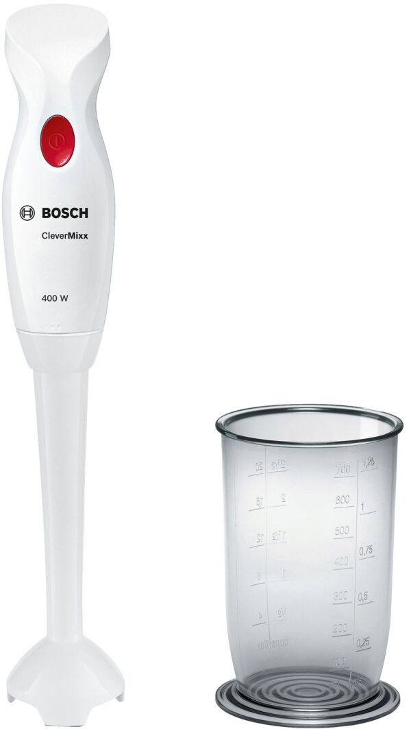 Bosch | Blender | CleverMixx MSM14100 | Hand Blender | 400 W | Number of speeds 1 | White