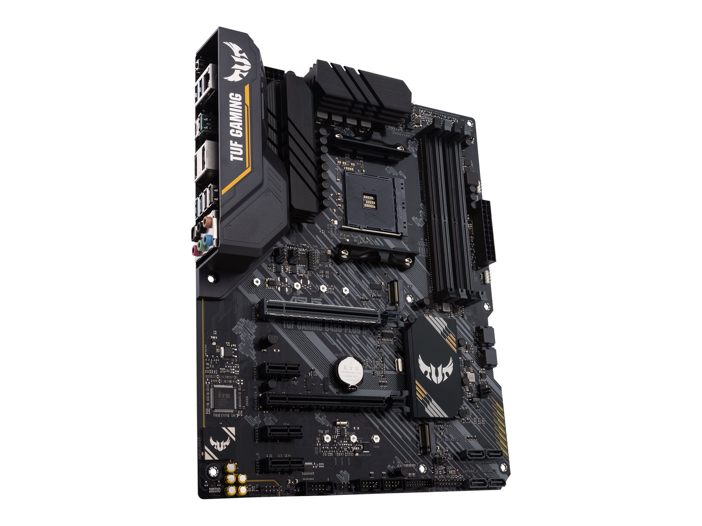 ASUS TUF GAMING B450-PLUS II | Asus | TUF GAMING B450-PLUS II | Processor family AMD | Processor socket AM4 | DDR4 | Memory slots 4 | Number of SATA connectors 6 x SATA-600 (RAID) | Chipset AMD B | ATX - Image 5