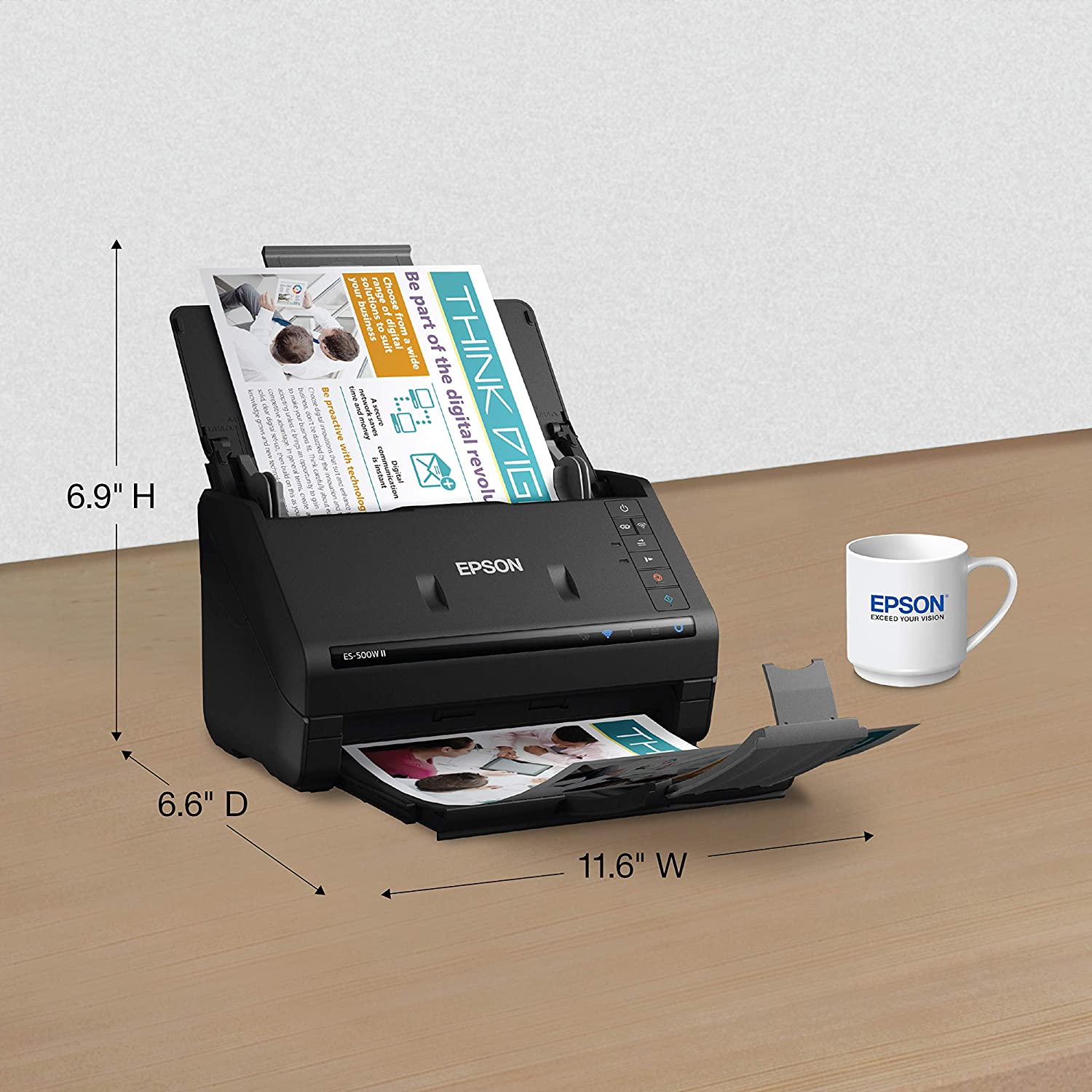 Epson | WorkForce ES-500WII | Colour | Document Scanner - Image 10