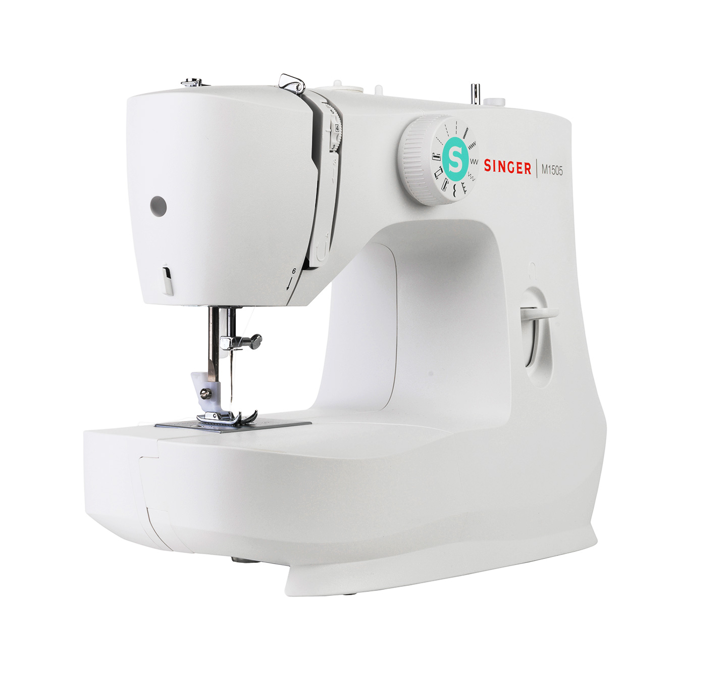 Singer | Sewing Machine | M1505 | Number of stitches 6 | Number of buttonholes 1 | White - Image 3