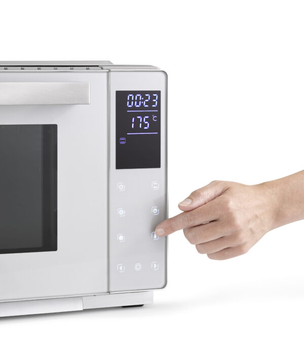 Caso | Compact oven | Bake & Style 26 Touch | Easy Clean | Compact | 1500 W | Silver - Image 5