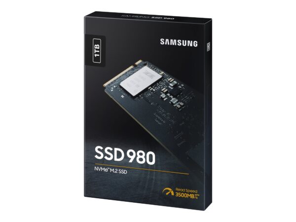 Samsung | V-NAND SSD | 980 | 1000 GB | SSD form factor M.2 2280 | Solid-state drive interface M.2 NVME | Read speed 3500 MB/s | Write speed 3000 MB/s - Image 6