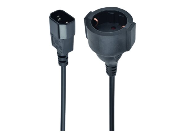 Cablexpert | Power adapter cord | PC-SFC14M-01 | 0.15 m - Image 3
