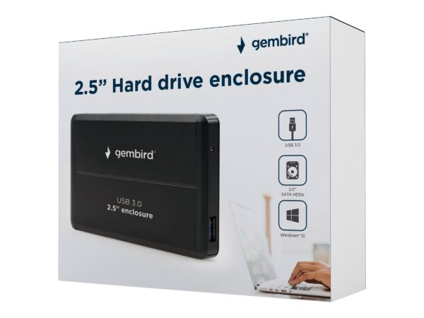 Gembird | EE2-U3S-2 | SATA 3Gb/s | USB 3.0 | 2.5" - Image 7