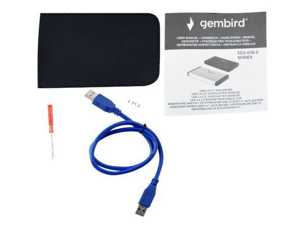 Gembird | EE2-U3S-2 | SATA 3Gb/s | USB 3.0 | 2.5" - Image 8