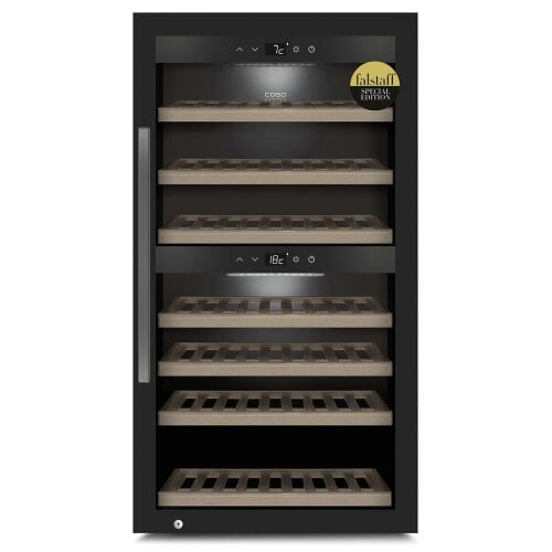Caso | Smart Wine Cooler | WineExclusive 66 | Energy efficiency class G | Showcase | Free standing | Bottles capacity bottles | Cooling type Compressor technology | Black