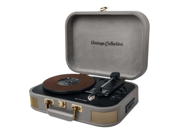 Muse | Turntable Stereo System | MT-201 BTG | Grey | USB port | AUX in - Image 2