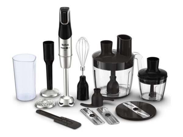 TEFAL | Blender | Infinity Force Pro 5in1 HB95LD38 | Hand Blender | 1200 W | Number of speeds Variable | Black/Stainless steel - Image 3