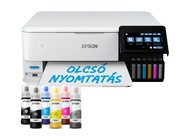 Epson Wireless Photo Printer | EcoTank L8160 | Inkjet | Colour | Inkjet Multifunctional Printer | A4 | Wi-Fi | Grey - Image 16